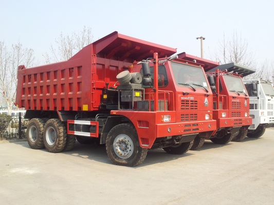 덤프 트럭 6x4 Sinotruk Howo 30M3 Euro2 LHD 팁 주는 사람 트럭을 채광하는 70T