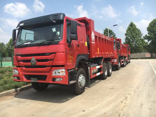 HF9 정면 차축과 HC16 뒤 축을 가진 SINOTRUK HOWO 6x4 덤프 트럭 18 CBM