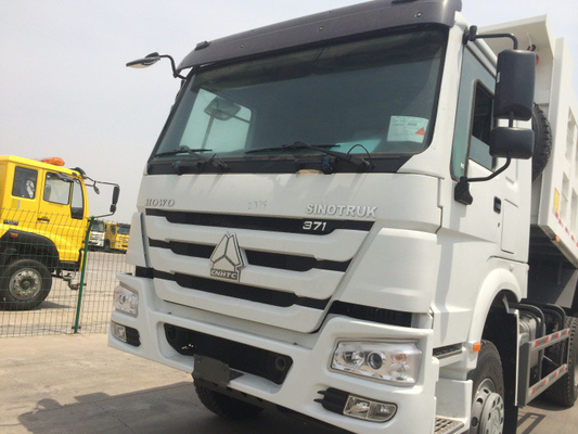 Sinotruk HOWO 바퀴 덤프 트럭 백색 색깔 30 - 40 톤 10-25CBM 10 채광하십시오