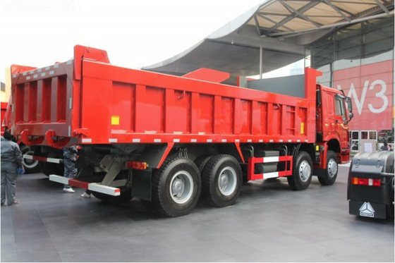 8x4 25-30M3 12 바퀴 덤프 트럭 50-60T 짐 Capaicty Sinotruk Howo7 모형 371hp