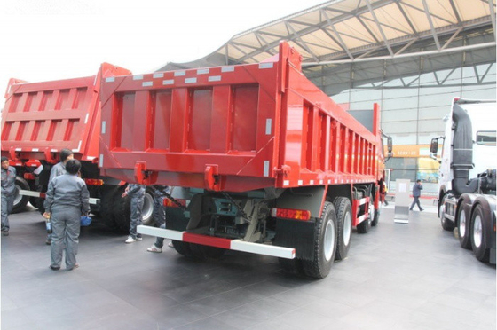 8x4 25-30M3 12 바퀴 덤프 트럭 50-60T 짐 Capaicty Sinotruk Howo7 모형 371hp