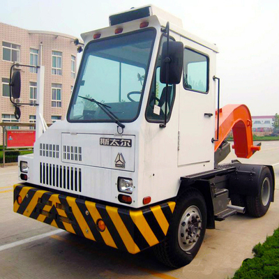 50t - 5 바퀴를 가진 끝 트랙터 항구가 바르게 들고/남겨두었습니다 90t Sinotruck는 몰기