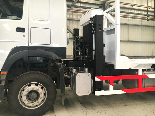 10 타이어 Sinotruk Howo7 사다리 6x4 Euro2 371hp를 가진 무거운 화물 트럭 30-40T 평상형 트레일러
