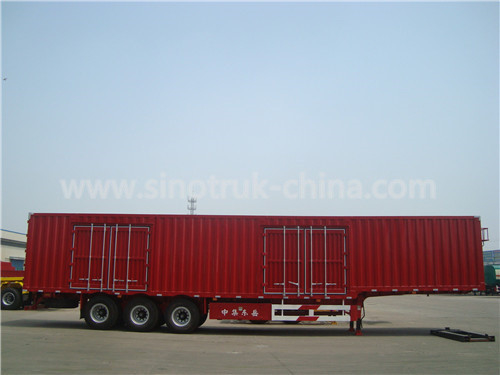 밴 Type Heavy-duty 반 트레일러 12는 3 PCS 13T 적재 능력 차축으로 선회합니다