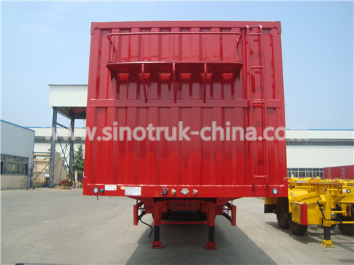 밴 Type Heavy-duty 반 트레일러 12는 3 PCS 13T 적재 능력 차축으로 선회합니다