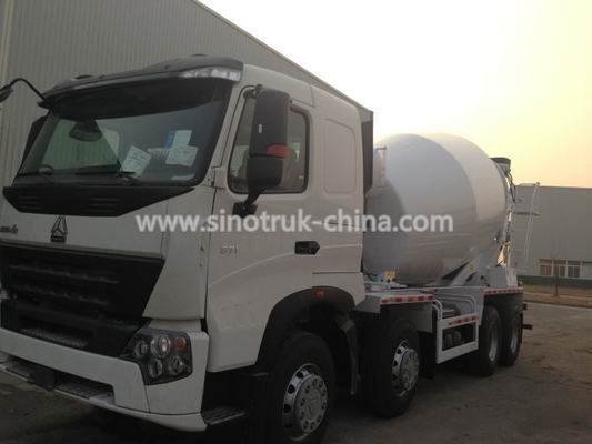 Sinotruk Howo A7 8×4 371hp 엔진과 1개의 침대를 가진 구체적인 교반기 트럭