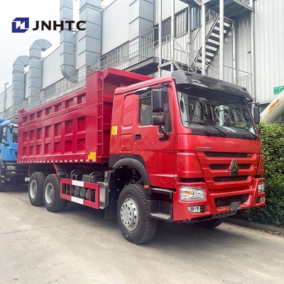 호우 6x4 신/중고 10륜 덤프트럭 디젤 티퍼 후방 카메라 400HP 유로 2 유로 3 배기가스 표준 8L 히노 RHD