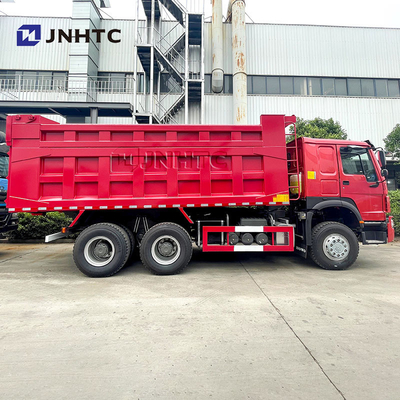 호우 6x4 신/중고 10륜 덤프트럭 디젤 티퍼 후방 카메라 400HP 유로 2 유로 3 배기가스 표준 8L 히노 RHD