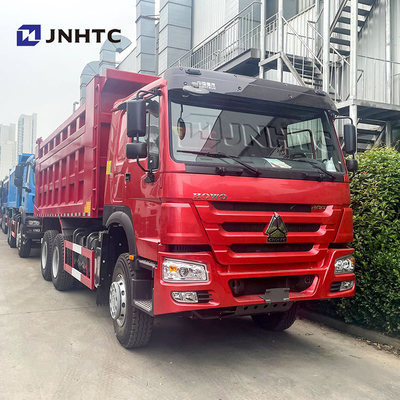 호우 6x4 신/중고 10륜 덤프트럭 디젤 티퍼 후방 카메라 400HP 유로 2 유로 3 배기가스 표준 8L 히노 RHD
