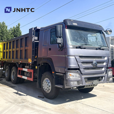 하우 덤프 트럭 6x4 유로 2 10 휠 덤프 트럭 336hp 40 톤 사용 된 시노트럭 왼쪽/오른쪽 운전 킵 트럭