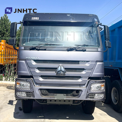 하우 덤프 트럭 6x4 유로 2 10 휠 덤프 트럭 336hp 40 톤 사용 된 시노트럭 왼쪽/오른쪽 운전 킵 트럭