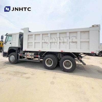 새 / 중고 Sinotruk Howo 덤프 트럭 400hp 중량 트럭 10 바퀴 좌측 운전 아프리카용 팅퍼 트럭