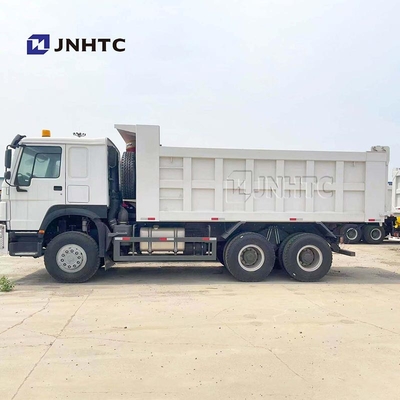 새 / 중고 Sinotruk Howo 덤프 트럭 400hp 중량 트럭 10 바퀴 좌측 운전 아프리카용 팅퍼 트럭