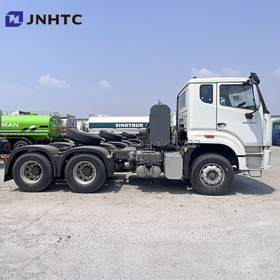 HOWO NX 10 바퀴 380hp 반 트랙터 트럭 머리 디젤 연료 수동 변속기 오른쪽 유로 2 빠른 저렴한 가격 판매