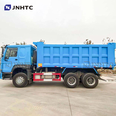 호우 40 톤 덤프 트럭 6x4 수동 변속기 336HP 10 바퀴 유로 2 표준 디젤 연료 티퍼 트럭