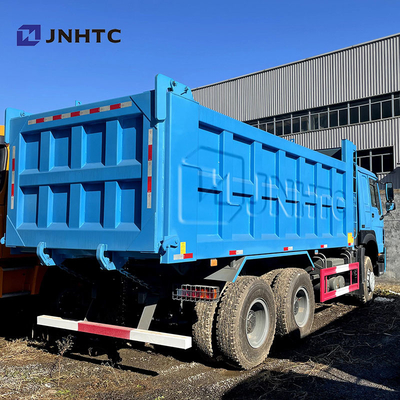 호우 40 톤 덤프 트럭 6x4 수동 변속기 336HP 10 바퀴 유로 2 표준 디젤 연료 티퍼 트럭