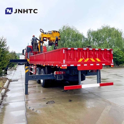 중국 호우 6x4 380hp 접는 팔 크레인 화물 트럭 14/ 16 톤 망원경 붐 장착 크레인 좋은 가격