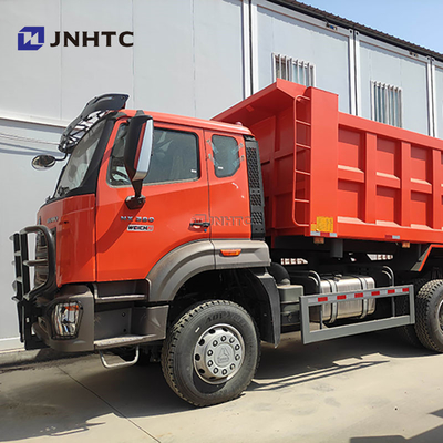 중국 브랜드 사용 된 HOWO 6X6 380HP 유로3 사륜 구동 10 바퀴 디젤 덤퍼 틱퍼 트럭