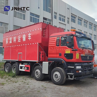 최고 Sinotruk HOWO TX 열 절연 재료 운송 트럭 차량 8X4 430 HP 판매
