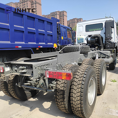 HOWO 6X6 덤프 트럭 차시 20m3 380hp 10 바퀴 40-50t 앞 승강