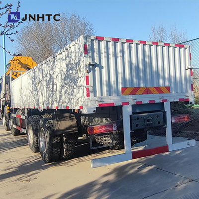 신형 시노트룩 HOWO 8X4 400HP 화물 트럭 10 12 톤 크레인
