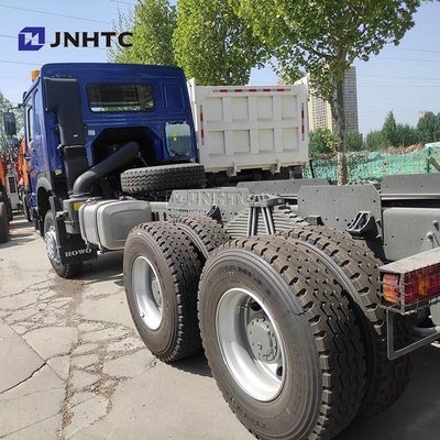 NEW HOWO 6X4 팅퍼 트럭 차시 400HP 10 바퀴 블루 덤프 트럭 차시