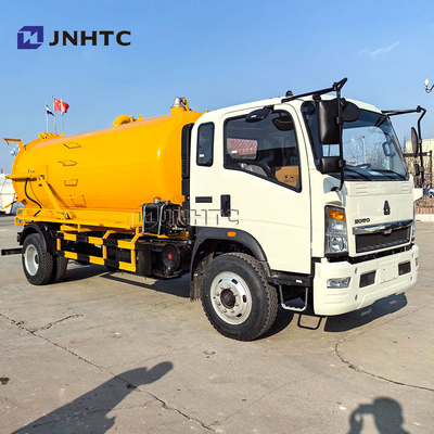NEW Sinotruk HOWO 10cbm 세프틱 배설물 흡입 탱크 진공 탱크 트럭 가격