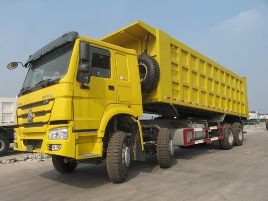 40-50 톤을 위한 노란 371hp 20M3 RHD Sinotruk Howo 6x4 덤프 트럭은 적재합니다