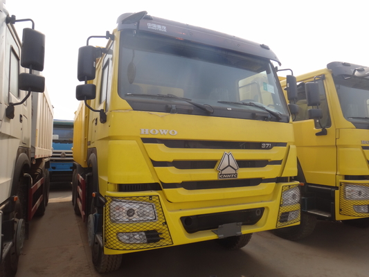 40-50 톤을 위한 노란 371hp 20M3 RHD Sinotruk Howo 6x4 덤프 트럭은 적재합니다