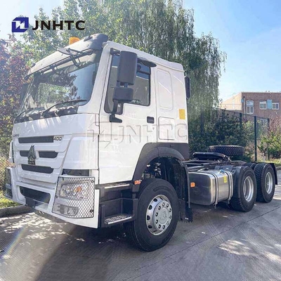 HOWO 트랙터 트럭 유로 2-6 380 400 HP 6X4 10 바퀴 25톤 유료 화물 트레일러 헤드 트랙터 트럭 가격