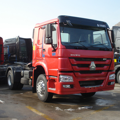 빨간 SINOTRUK HOWO 토우/전성기 트랙터 트럭 RHD 10는 371 HP ZZ4257S3241W를 선회합니다