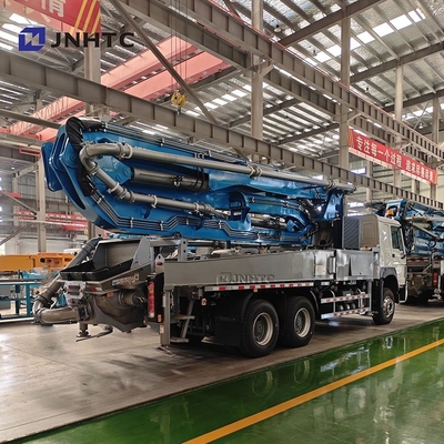 HOWO 6x4 차시 콘크리트 펌프 트럭 400HP 47m 400hp 콘크리트 펌프 트럭