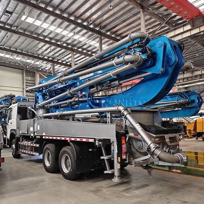 HOWO 6x4 차시 콘크리트 펌프 트럭 400HP 47m 400hp 콘크리트 펌프 트럭