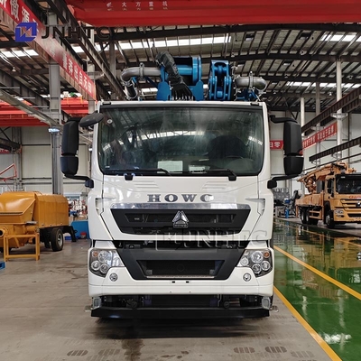 HOWO TX 6x4 차시 콘크리트 펌프 트럭 400HP 58m 400hp 콘크리트 펌프 트럭
