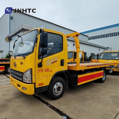 FAW 플래트베드 래커 4*2 3톤 5톤 160HP 도로 복구 래커 트럭 좋은 가격