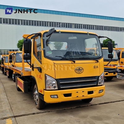 FAW 플래트베드 래커 4*2 3톤 5톤 160HP 도로 복구 래커 트럭 좋은 가격