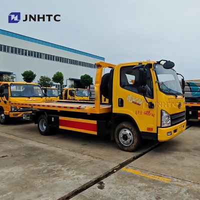 FAW 플래트베드 래커 4*2 3톤 5톤 160HP 도로 복구 래커 트럭 좋은 가격