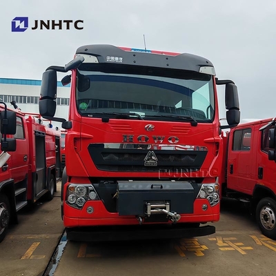 호우 TX 소방 트럭 5000L 물 폼 탱커 4X4 크레인 트럭