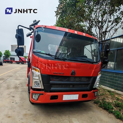 핫 판매 HOWO Wrecker 트럭 4x2 3-5 톤 평면 가벼운 직무 Wrecker 류트럭