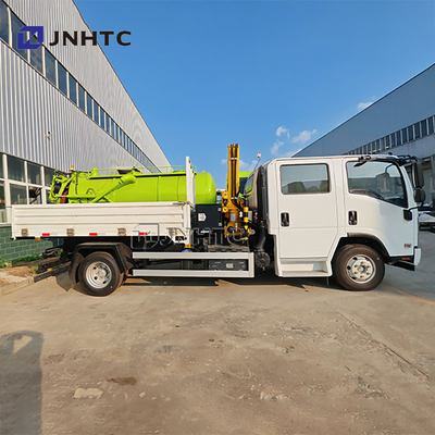 새로운 ISUZU 덤프 트럭 크레인 리프트 4X2 160 hp 유로 3 트럭-트럭-착장 크레인 2톤 화물 트럭 크레인