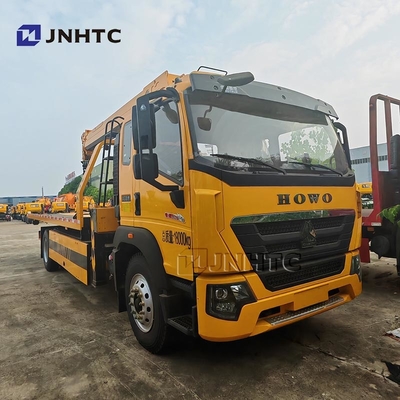 호우 래커 트럭 4x2 6 바퀴 340hp 직지 크레인 래커 트럭 좋은 가격