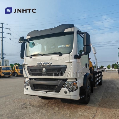 HOWO TX 크레인 트럭 320HP 4X2 15TON 화물 탑재 된 해체 트럭