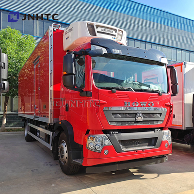 HOWO TX 7.8m 20톤 냉장고 트럭 밴 아이스크림/해산물 냉장고 차량 중용 냉장고 자동차 판매