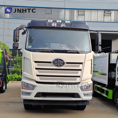 새로운 FAW 쓰레기 트럭 4x2 240HP 12m3 컴팩트 된 쓰레기 트럭