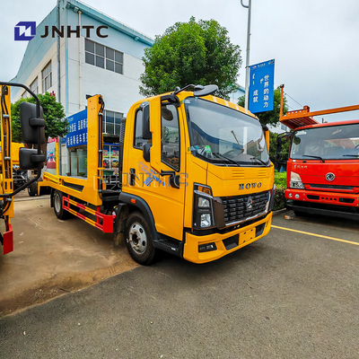 HOWO 가벼운 拖车 2 双甲板 평면 도로 구조 훼손 拖车