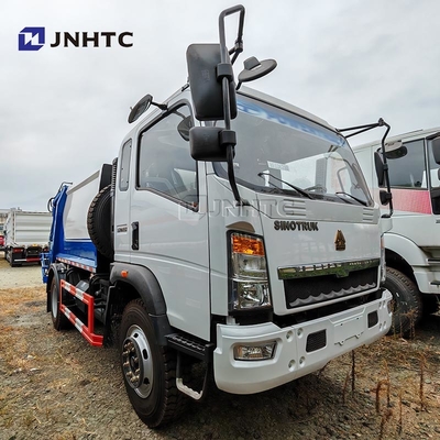 NEW HOWO 쓰레기 트럭 4X2 5CBM 105CBM 쓰레기 쓰레기 압축기 쓰레기 트럭