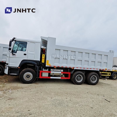 HOWO 틱퍼 트럭 6x4 운전 340 hp 10 휠 디젤 덤프 트럭