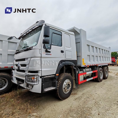 HOWO 틱퍼 트럭 6x4 운전 340 hp 10 휠 디젤 덤프 트럭