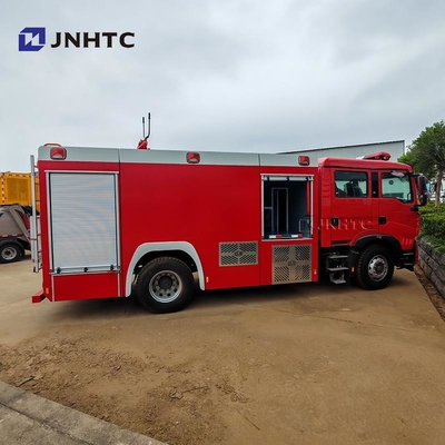 HOWO 소방차 12000L 6 X 4 물과 폼 소방 구조차