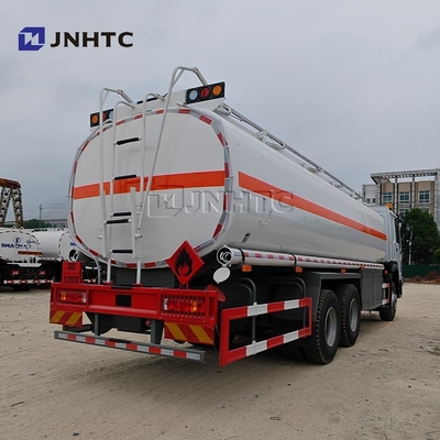 호우 오일 탱커 트럭 6X4 400HP 30000 리터 연료 운송 연료 분배 탱커 트럭
